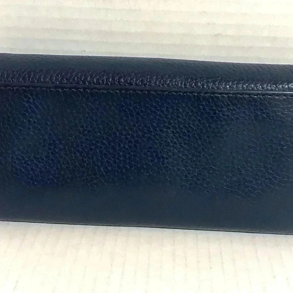 Michael kors navy blue leather wallet - Picture 2 of 9